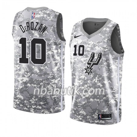 NBA Mænd Trøje San Antonio Spurs DeMar DeRozan 10 2018-19 Nike Grå Swingman